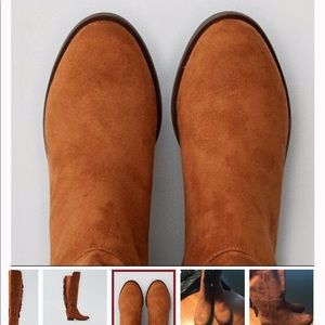 American Eagle tall fringe riding boots